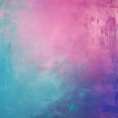 Discover the Stunning Symphony of Colors: Purple, Blue & Pink Painted Canvas - Journey into Abstract Art! Generative AI