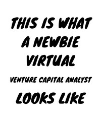 Fototapeta premium Newbie virtual venture capital analyst
