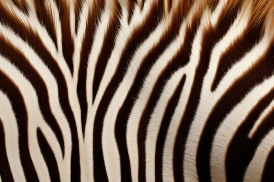 Exquisite Beauty: A Close-up Exploration of Zebra Stripes Patterns in the Wild Generative AI