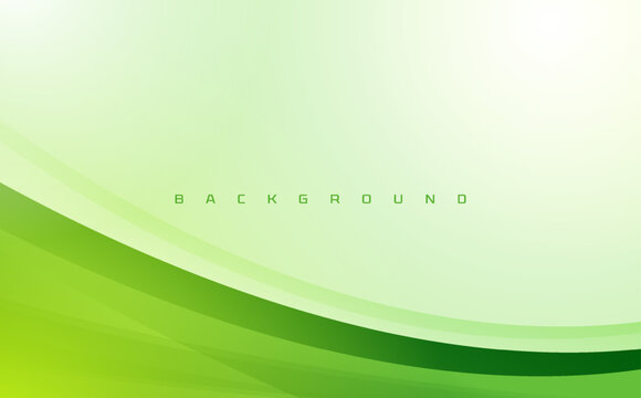 Abstract green gradient shiny shape background design