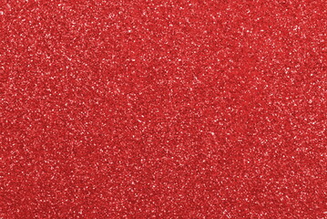 RED GLITTER sparkling background with bright reflections