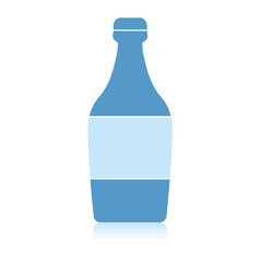 Blue bottle icon