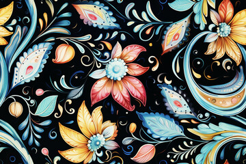 Naklejka premium Floral Background Floral Wallpaper Floral Image Flower Background Flower Image Flower Wallpaper Illustration 