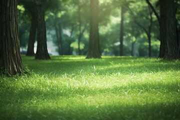 Vibrant and Fresh: An Alluring Green Grass Background Styling Inspiration Generative AI