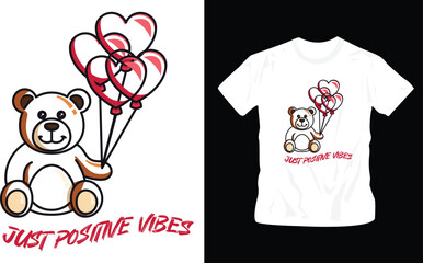 Retro urban style outlined smiling teddy bear drawing and cool slogan text. Vector illustration design for fashion graphics, t shirt prints.