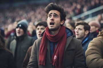Disappointed man devastated as favorite football club suffers crucial loss in vital match