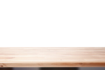 Beautiful wood table top for bokeh background, Isolated transparant background