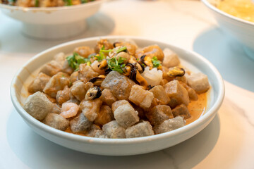Chinese Yantai cuisine, braised with three fresh ingredients