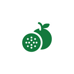 fruits and vegetables icon on white background vector graphics