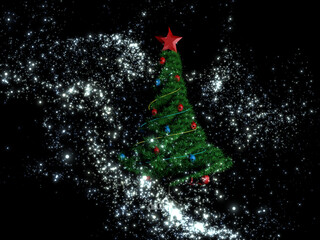Mysterious Christmas tree
