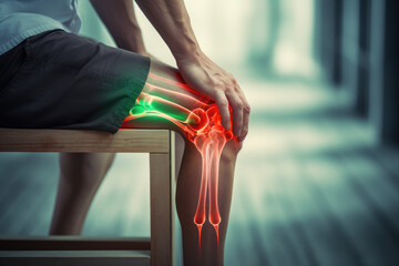 Knee joint injuries, X-ray treatment and consultation