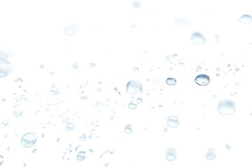 sprinkled water droplets, isolated on transparent background, Generative AI - obrazy, fototapety, plakaty