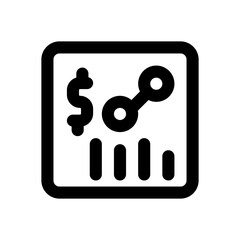stock market line icon