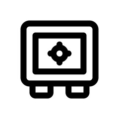 safebox line icon
