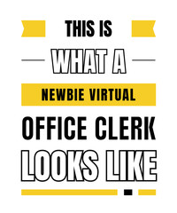 Newbie virtual office clerk