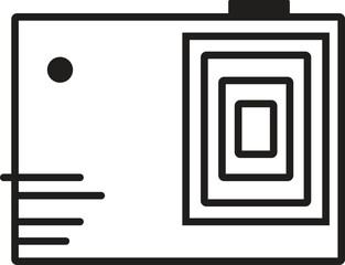 icon camera vector symbol sign design