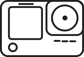 Fototapeta premium icon camera vector symbol sign design illustration