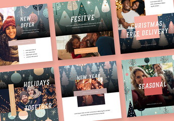 Christmas Layouts For Advert Purposes with Generative ai