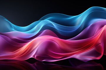 3d rendered Abstract colorful splash background Generative AI