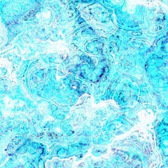 Abstract Marble texture. Fractal digital Art Background. High Resolution. Turquoise texture. Can be used for background or wallpaper