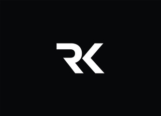 Creative Letters RK Logo Design Vector Templates