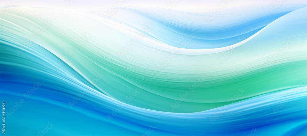Aufkleber abstract background of a illustration featuring a minimalist pattern of softly curving waves in shad