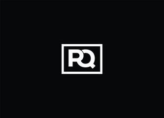 Creative Letters RQ Logo Design Vector Template