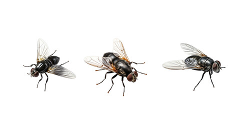 Fly isolated on white background