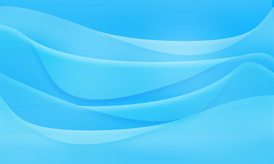 Obraz premium Abstract Soft light blue background with curve pattern graphics gradient color for illustration wallpaper banner website