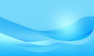 Abstract Soft light blue background with curve pattern graphics gradient color for illustration wallpaper banner website