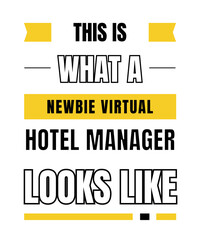 Newbie virtual hotel manager