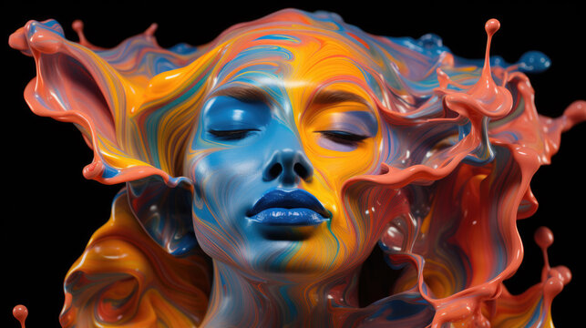 Fluid Forms: Human into Liquid, Generative AI