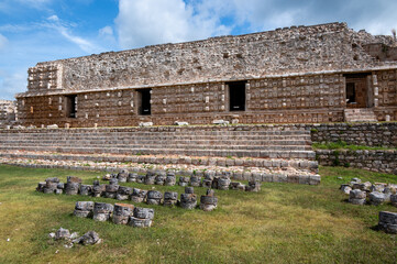 Mayan archaeological site of Kabah on the Puuc route in the state of Yucatan, Mexico