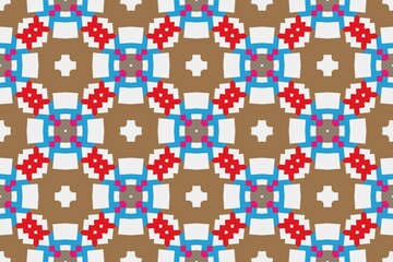 Abstract ethnic rug ornamental seamless pattern.Perfect for fashion, textile design, cute themed fabric, on wall paper, wrapping paper and home decor. Geometric pattern.