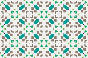 Fototapeta premium Abstract ethnic rug ornamental seamless pattern.Perfect for fashion, textile design, cute themed fabric, on wall paper, wrapping paper and home decor. Geometric pattern.