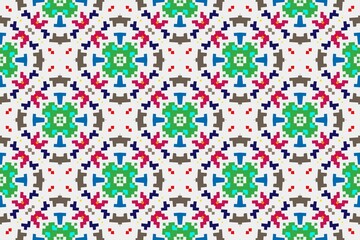 Abstract ethnic rug ornamental seamless pattern.Perfect for fashion, textile design, cute themed fabric, on wall paper, wrapping paper and home decor. Geometric pattern.