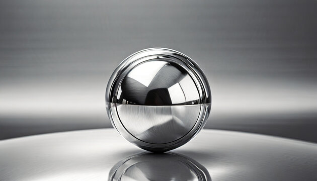chromed metal sphere