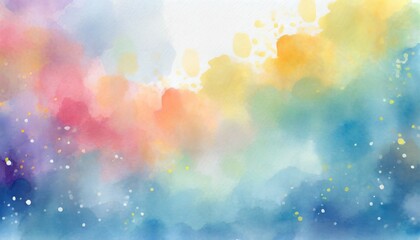 colorful watercolor hand painted abstract background for textures
