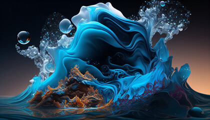 Obraz premium fractal background