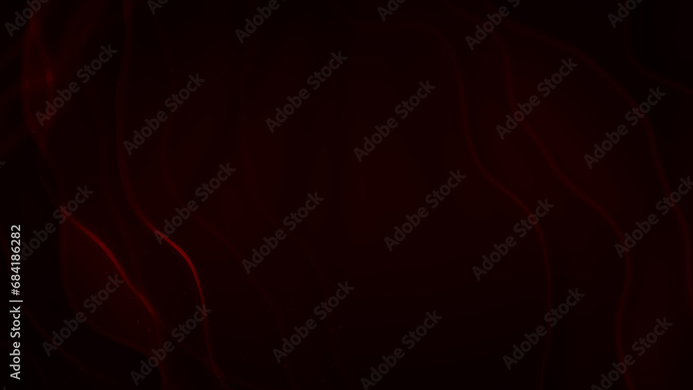 Poster pretty dark red displaced curved objects background - abstract 3d rendering