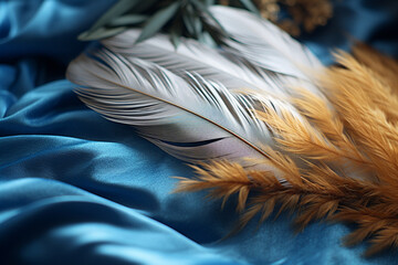 feathers of a bird