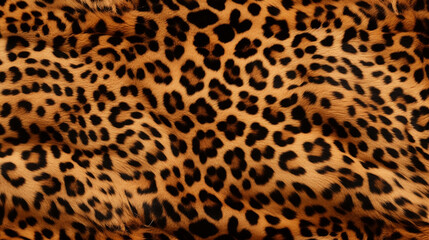 The pattern replicate the intricate and striking design of a leopard's coat created with Generative Ai