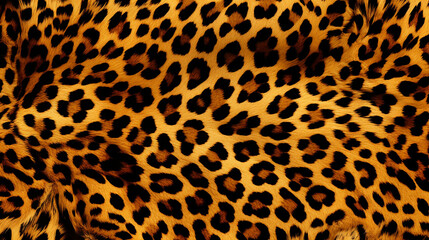 The pattern replicate the intricate and striking design of a leopard's coat created with Generative Ai