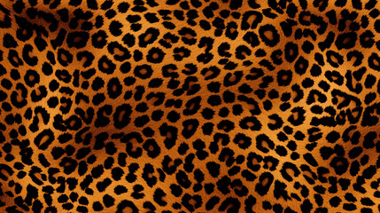 The pattern replicate the intricate and striking design of a leopard's coat created with Generative Ai