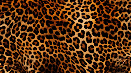 The pattern replicate the intricate and striking design of a leopard's coat created with Generative Ai