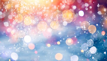Bokeh magic background colorful light christmas holiday defocused blinking blurred glowing sparkling