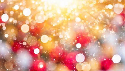 Obraz na płótnie Canvas Bokeh magic background colorful light christmas holiday defocused blinking blurred glowing sparkling