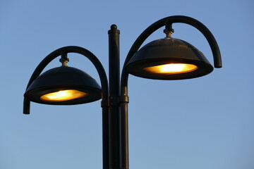 streetlamp in dubai