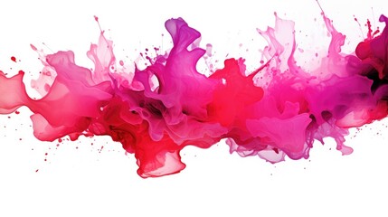 Abstract pattern pink paint splash on light colored background wallpaper