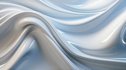Abstract background of liquid wave flow, marble texture. Generative AI